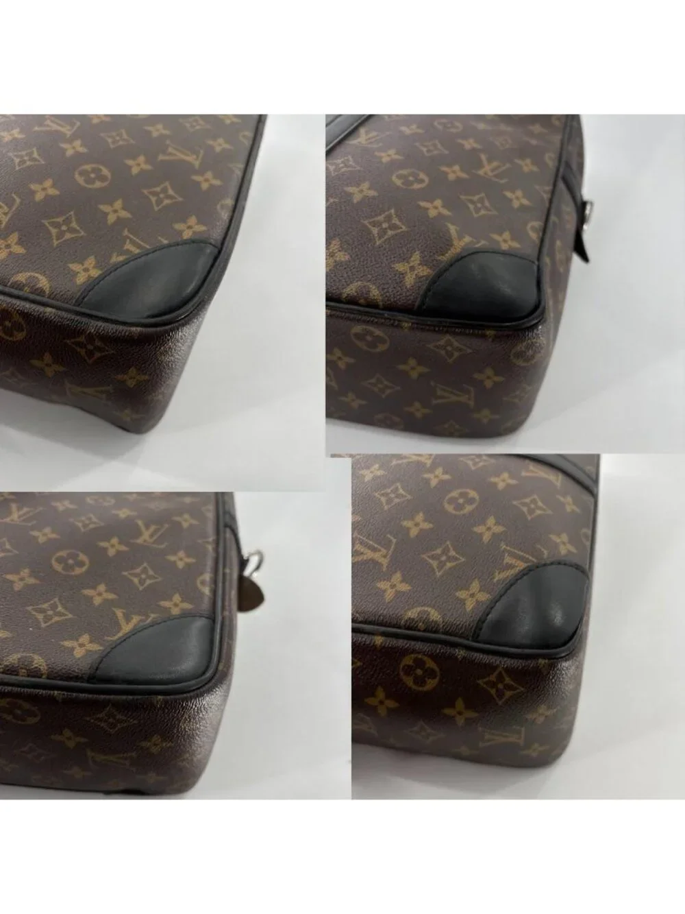 Louis Vuitton Monogram Macassar Porte Documents Voyage GM